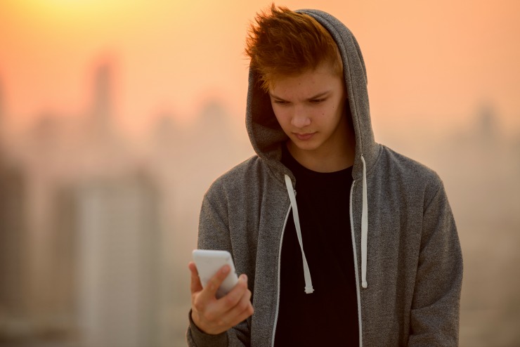 Teen On The Phone picture Teen On The Phone