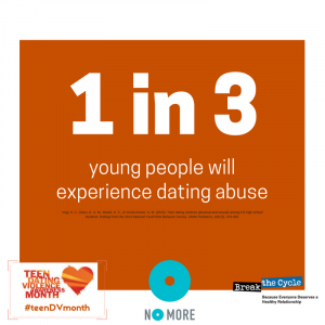 break the cycle teen dating violence awareness month